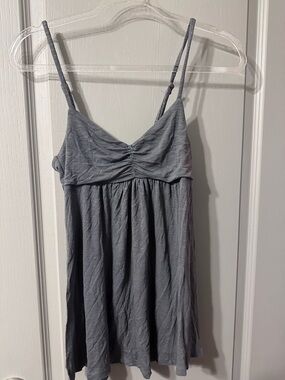 Forever 21 Flowy tank top gray